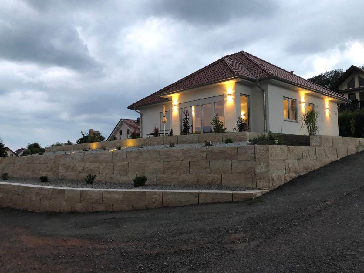Ferienhaus Blick Zum Rennsteig Etterwinden Exteriör bild