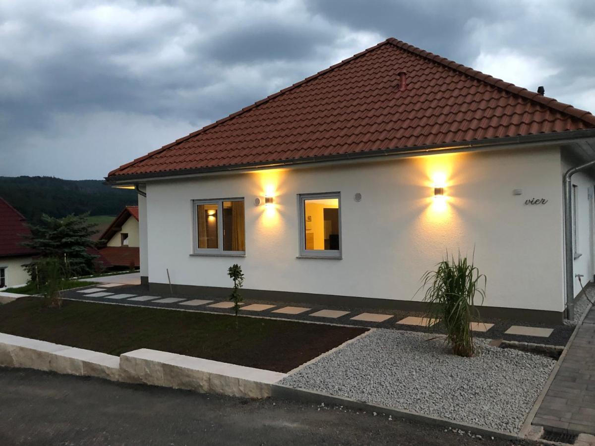 Ferienhaus Blick Zum Rennsteig Etterwinden Exteriör bild
